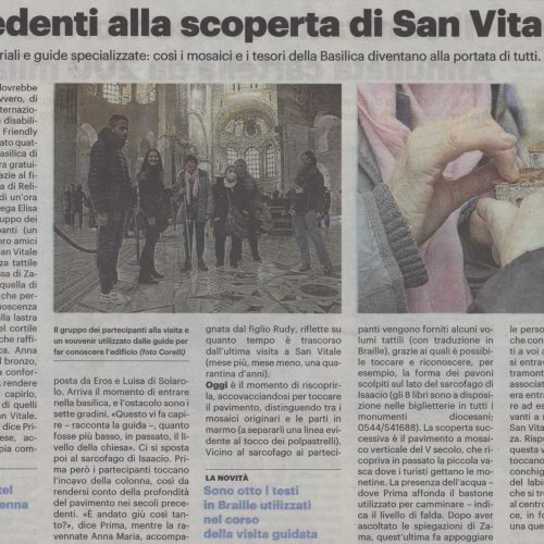 rassegna stampa tour inclusivi RavennaGuide